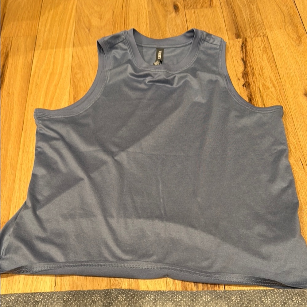 Vuori Blue Quart long Tank Top